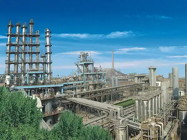 Chemical processing plant piping and vessels